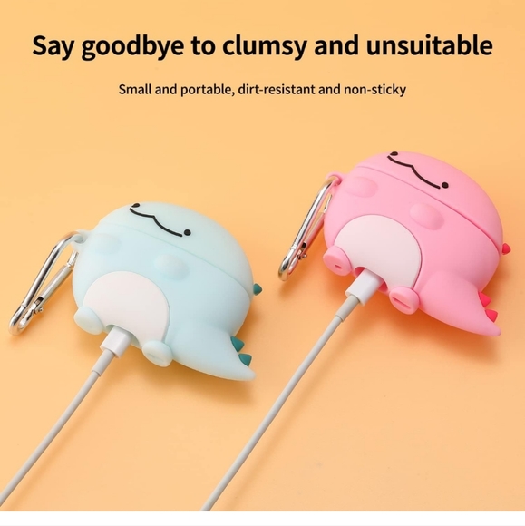 NWT DINOSAUR AIRPODS 1 AND 2 GEN CASE - Picture 4 of 9